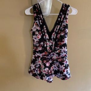 BEBE peplum top
